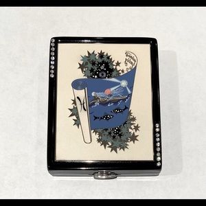 Estee Lauder Collectible Compact 2004 Zodiac Erte "Pisces" Mint Condition
